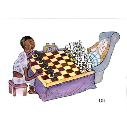 Dilyan Dochev 43x30cm Orijinal Karikatür BOD04651