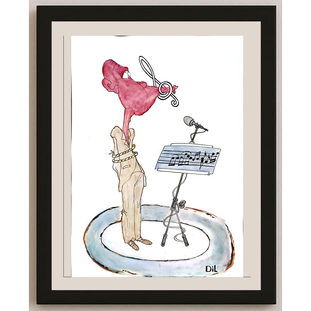 Dilyan Dochev 43x30cm Orijinal Karikatür BOD04653