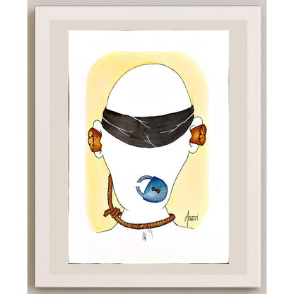 Anang Hadl Handoko 43x30cm Orijinal Karikatür BOD04656