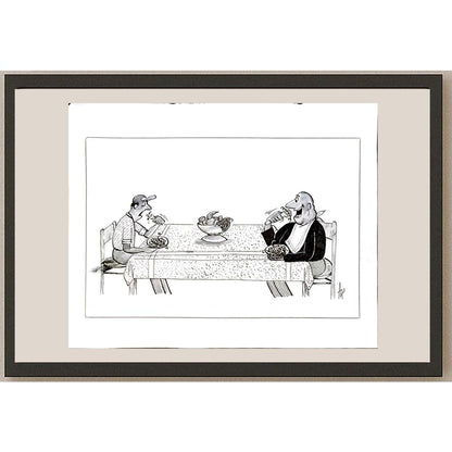 Milan Alasevic 39x33cm Orijinal Karikatür BOD04657