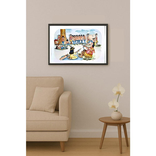 Anang Hadl Handoko 43x30cm Orijinal Karikatür BOD04662