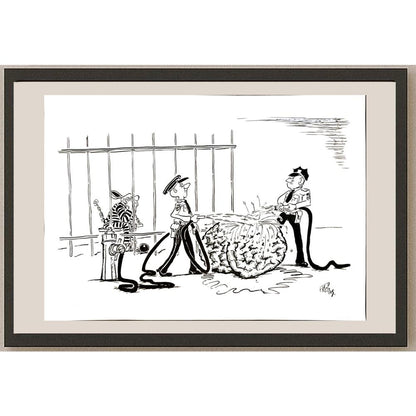 Kresimir Filipan 39x33cm Orijinal Karikatür BOD04664