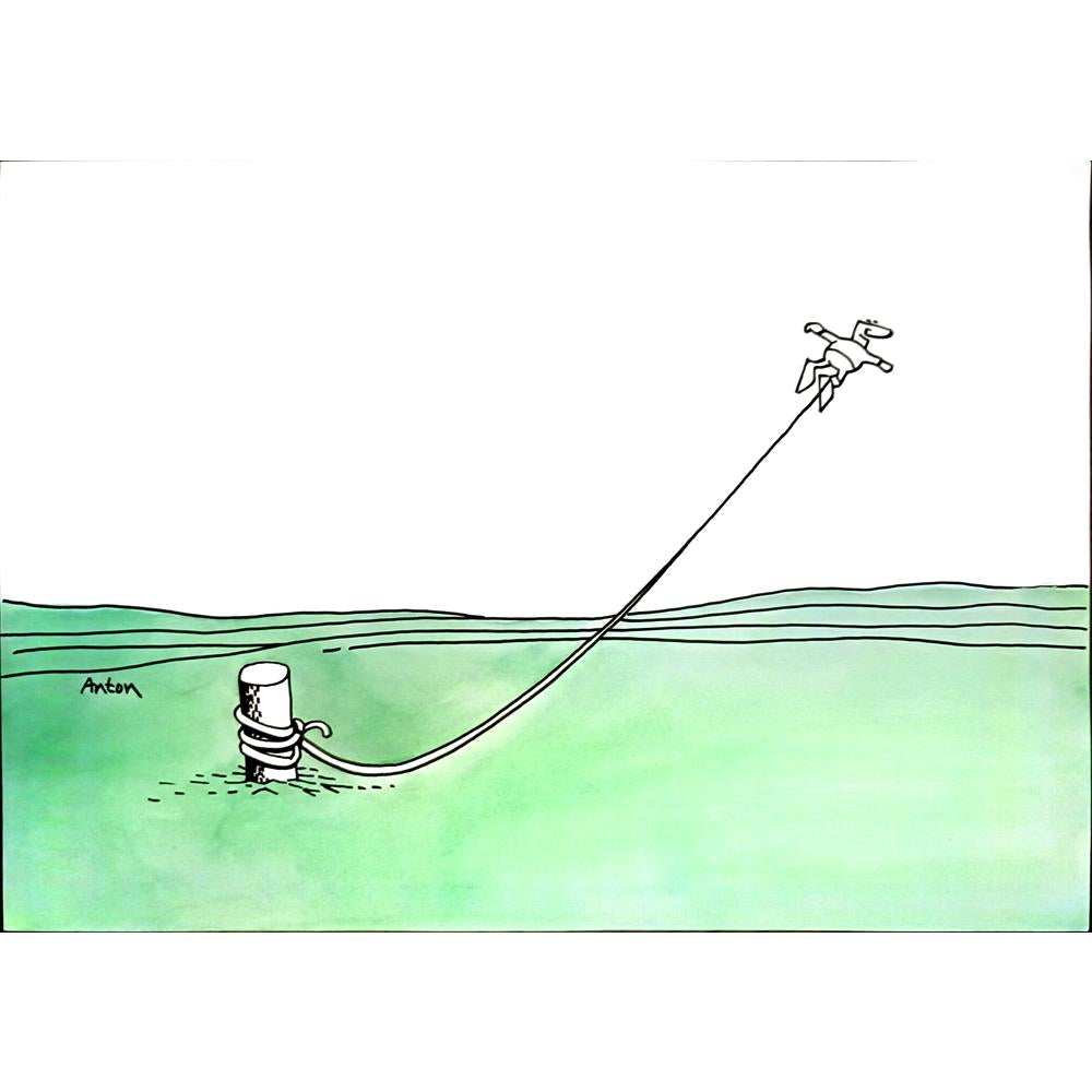 Anton Kotreba 29x21cm Orijinal Karikatür BOD04679