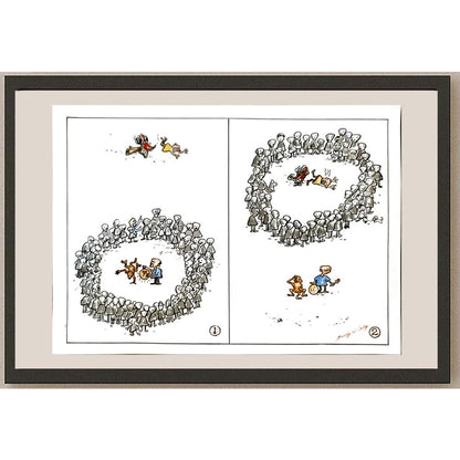 Huang Qi Gong 29x21cm Orijinal Karikatür BOD04681