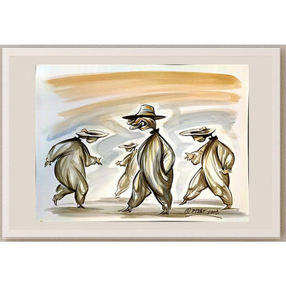 Andre Pijet 30x23cm Orijinal Karikatür BOD04685