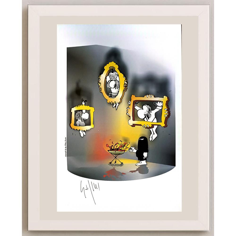 Sajini Ugo Alesssandro 29x21cm Orijinal Karikatür BOD04688