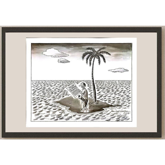Alex Noel Watson 31x26cm Orijinal Karikatür BOD04689