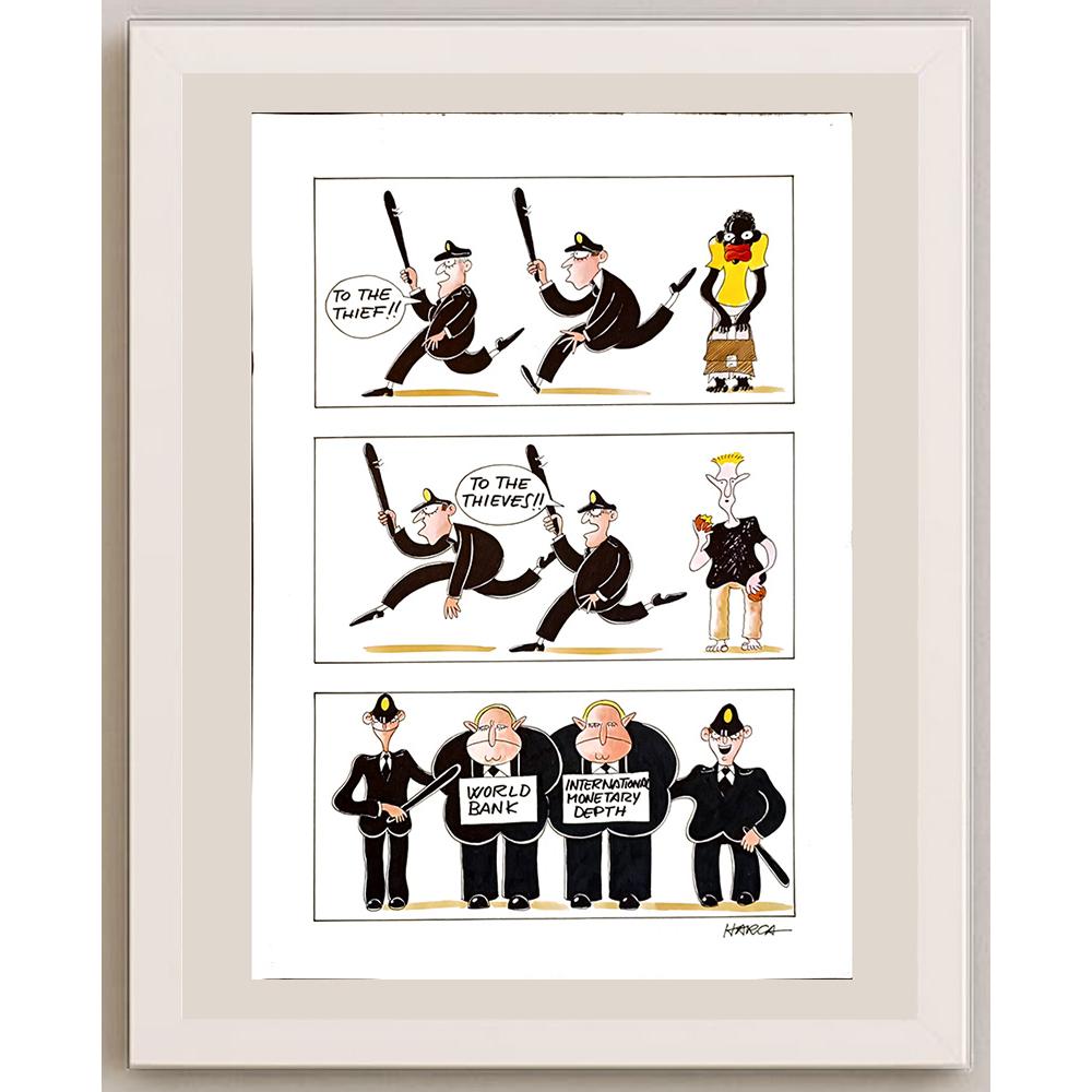 Harca 43x30cm Orijinal Karikatür BOD04693