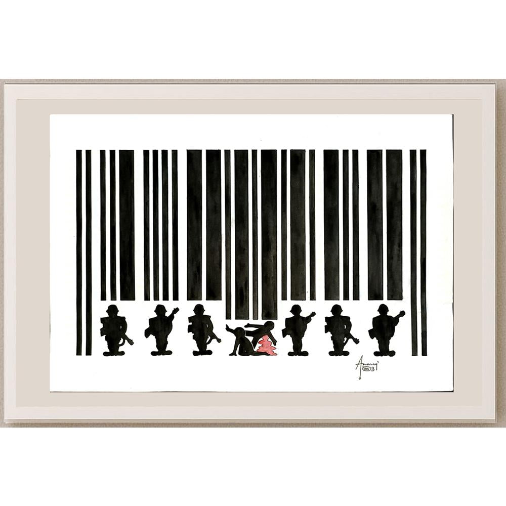 Anang Hadl Handoko 43x30cm Orijinal Karikatür BOD04694