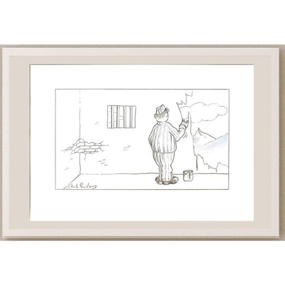 Moritz Emil 29x21cm Orijinal Karikatür BOD04695