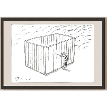 Javad Alizadeh 29x21cm Orijinal Karikatür BOD04698