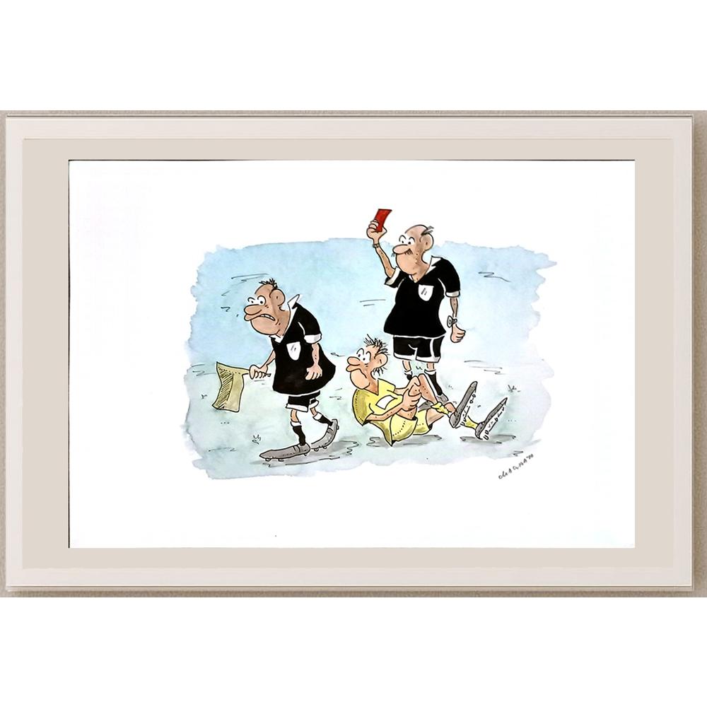 Radek Machata 29x21cm Orijinal Karikatür BOD04701