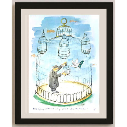 Irina Iosip 29x21cm Orijinal Karikatür BOD04702