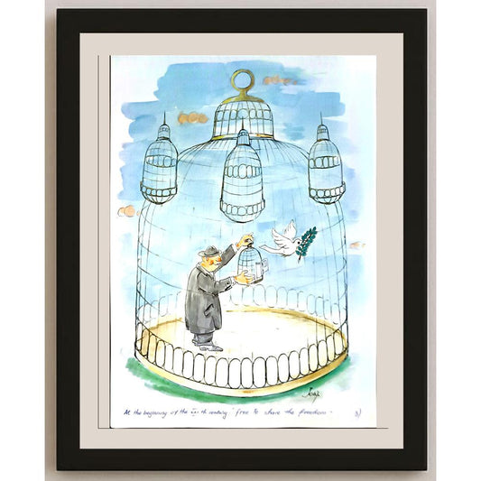 Irina Iosip 29x21cm Orijinal Karikatür BOD04702
