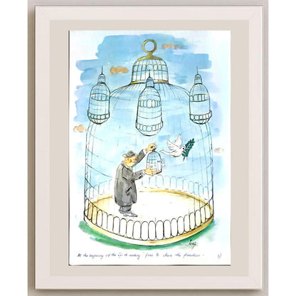 Irina Iosip 29x21cm Orijinal Karikatür BOD04702