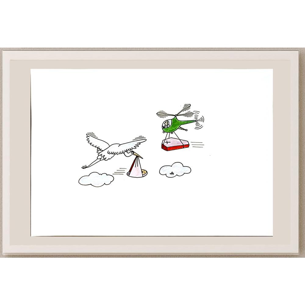 Alexei Talimonov 29x21cm Orijinal Karikatür BOD04703