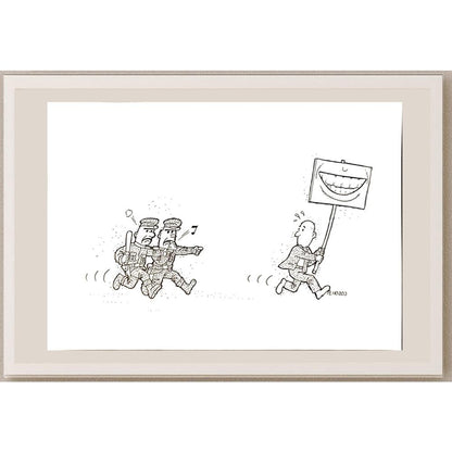 Renato Bruno 29x21cm Orijinal Karikatür BOD04705