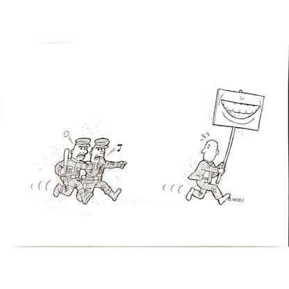 Renato Bruno 29x21cm Orijinal Karikatür BOD04705