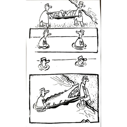 Mileta Miloradovic 29x15cm Orijinal Karikatür BOD04708