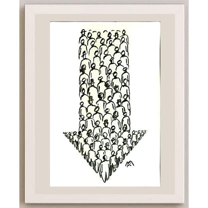 Mileta Miloradovic 29x21cm Orijinal Karikatür BOD04710
