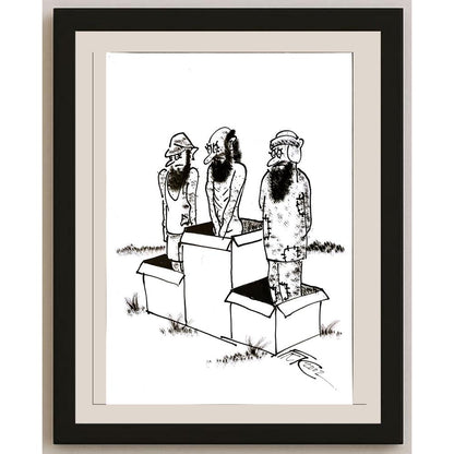 Frantisek Kratochvil 29x21cm Orijinal Karikatür BOD04716