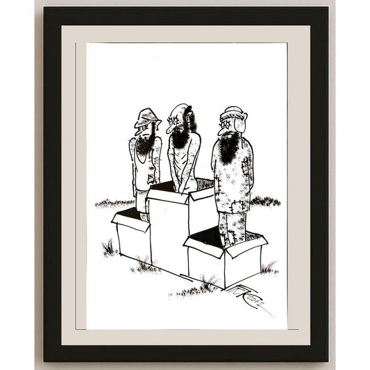 Frantisek Kratochvil 29x21cm Orijinal Karikatür BOD04716