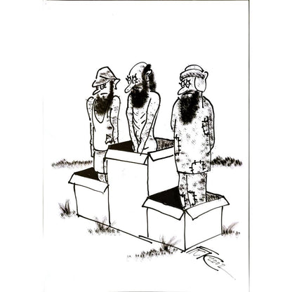 Frantisek Kratochvil 29x21cm Orijinal Karikatür BOD04716