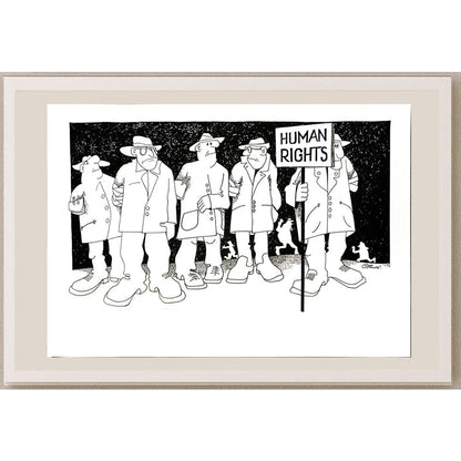 Rudi Schmückle 29x21cm Orijinal Karikatür BOD04717