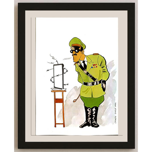 Dieperink 29x21cm Orijinal Karikatür BOD04720