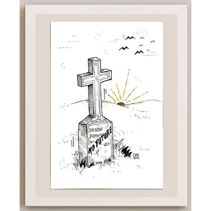 Vladimir Kuba 21x15cm Orijinal Karikatür BOD04728