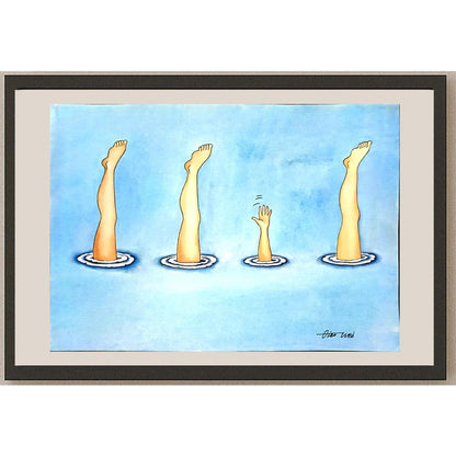 Xiaqiang Hou 29x21cm Orijinal Karikatür BOD04738