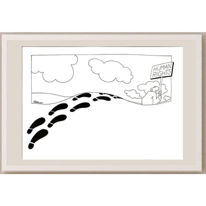 Rudi Schmückle 29x21cm Orijinal Karikatür BOD04742