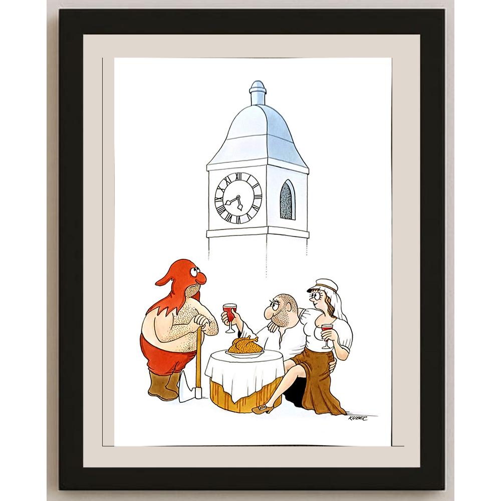 Roman Kubee 21x15cm Orijinal Karikatür BOD04750