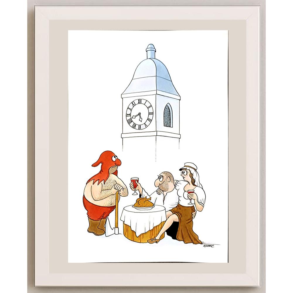Roman Kubee 21x15cm Orijinal Karikatür BOD04750