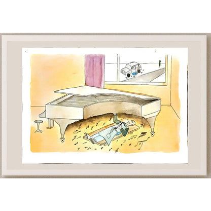 Sergey Lenshin 29x21cm Orijinal Karikatür BOD04760