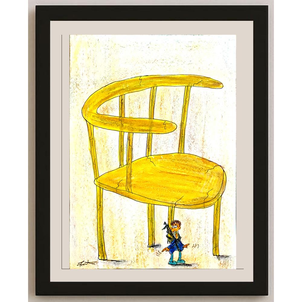 Bartis Silviu 29x21cm Orijinal Karikatür BOD04761