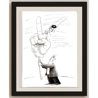 Andrejez Graniak 29x21cm Orijinal Karikatür BOD04773