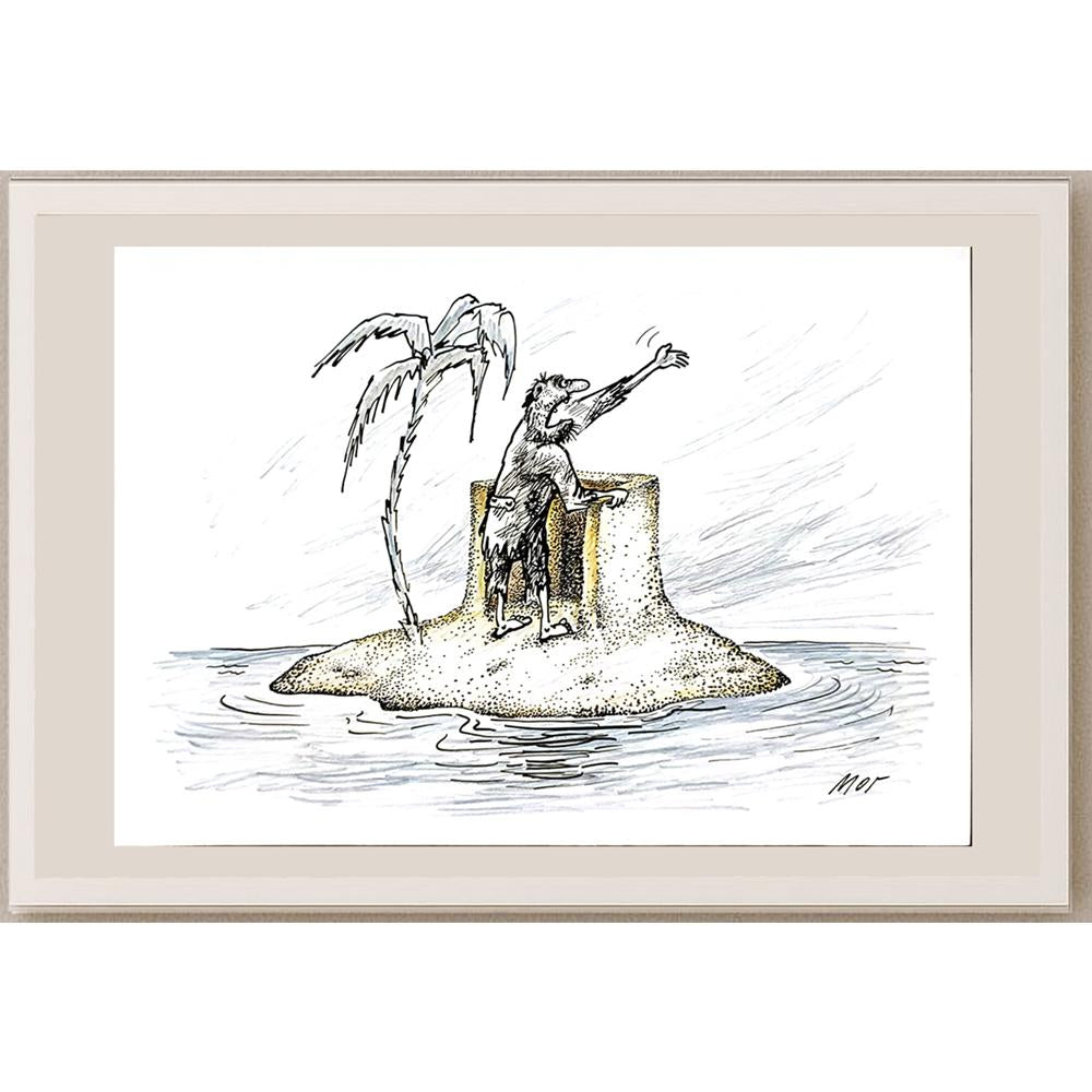Valery Mohylny 29x21cm Orijinal Karikatür BOD04775