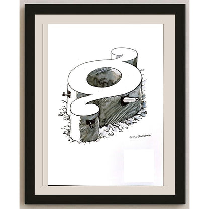 Witold Mysyrowicz 29x21cm Orijinal Karikatür BOD04776