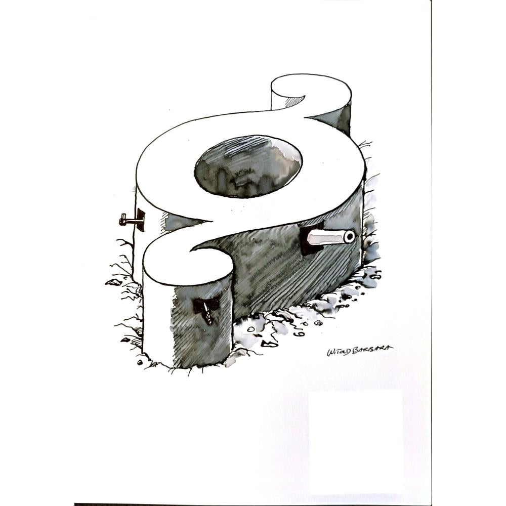 Witold Mysyrowicz 29x21cm Orijinal Karikatür BOD04776