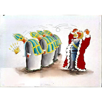 Lun Hong An 29x21cm Orijinal Karikatür BOD04778