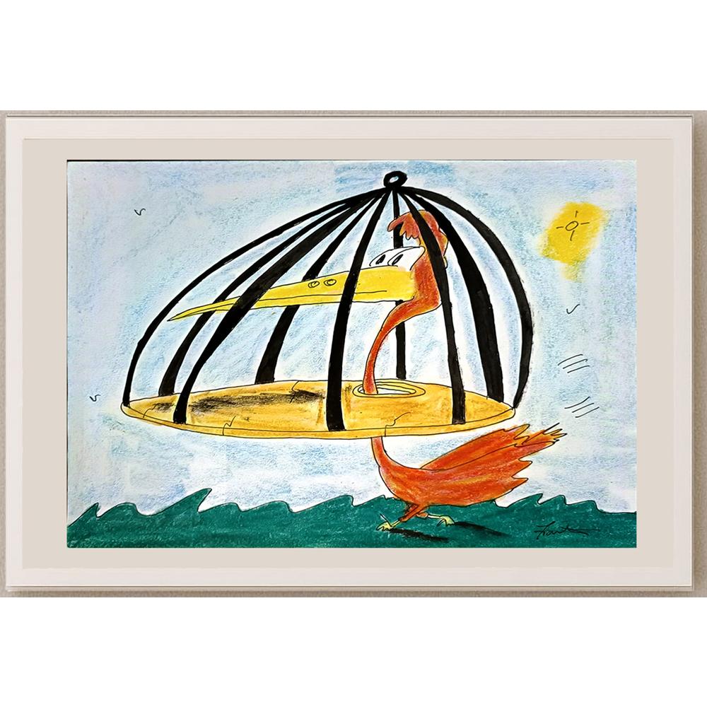 Bartis Silviu 29x21cm Orijinal Karikatür BOD04780