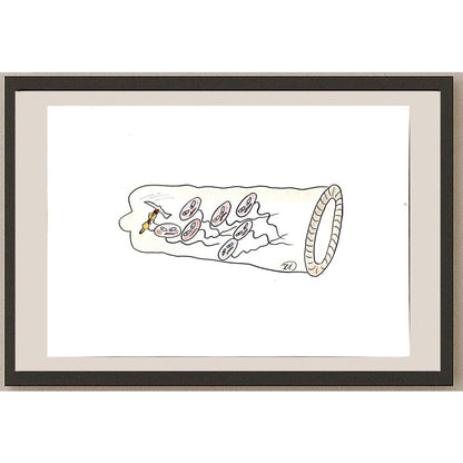 Zidarov Veselin 29x21cm Orijinal Karikatür BOD04781
