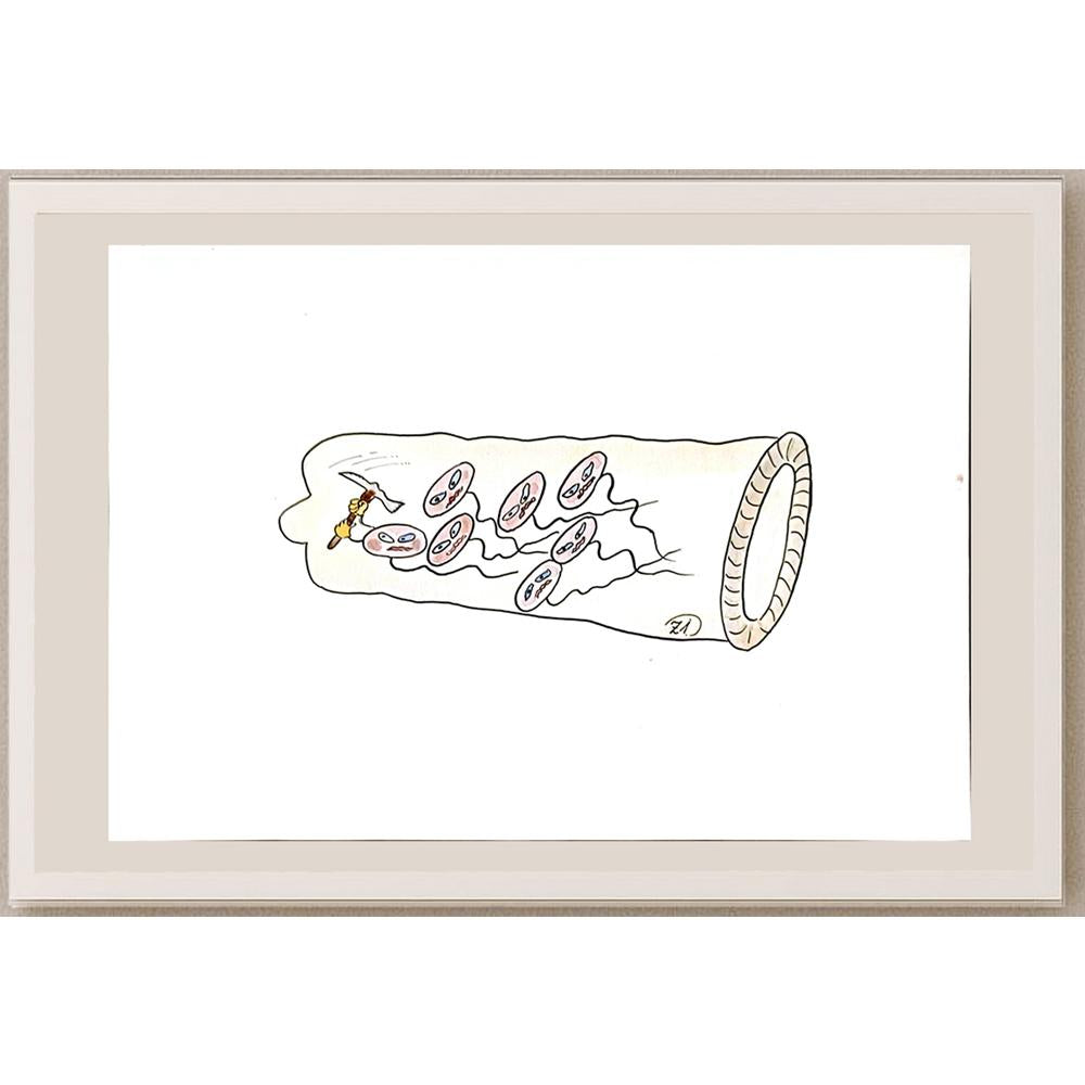 Zidarov Veselin 29x21cm Orijinal Karikatür BOD04781