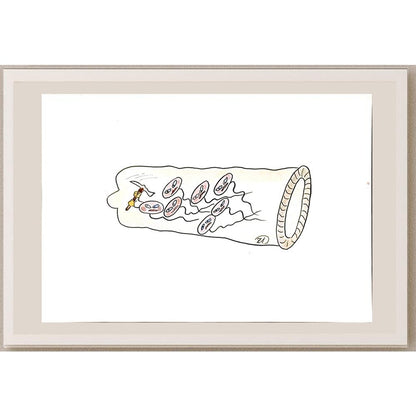 Zidarov Veselin 29x21cm Orijinal Karikatür BOD04781
