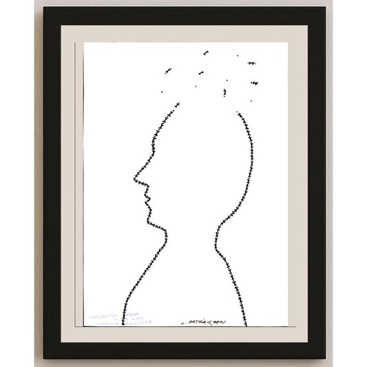 Costel Patrascan 29x21cm Orijinal Karikatür BOD04787