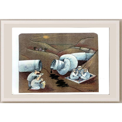 Wolfgang Schlegel 29x21cm Orijinal Karikatür BOD04790