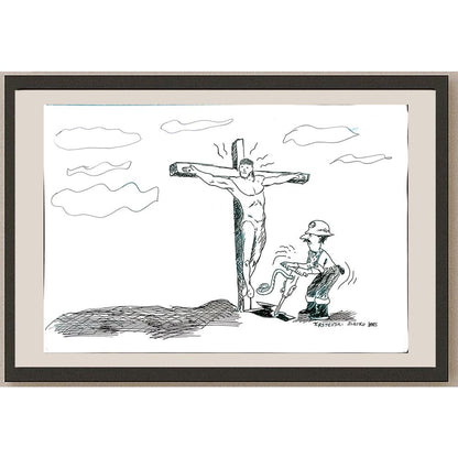 Zlatko Krstevski 29x21cm Orijinal Karikatür BOD04796