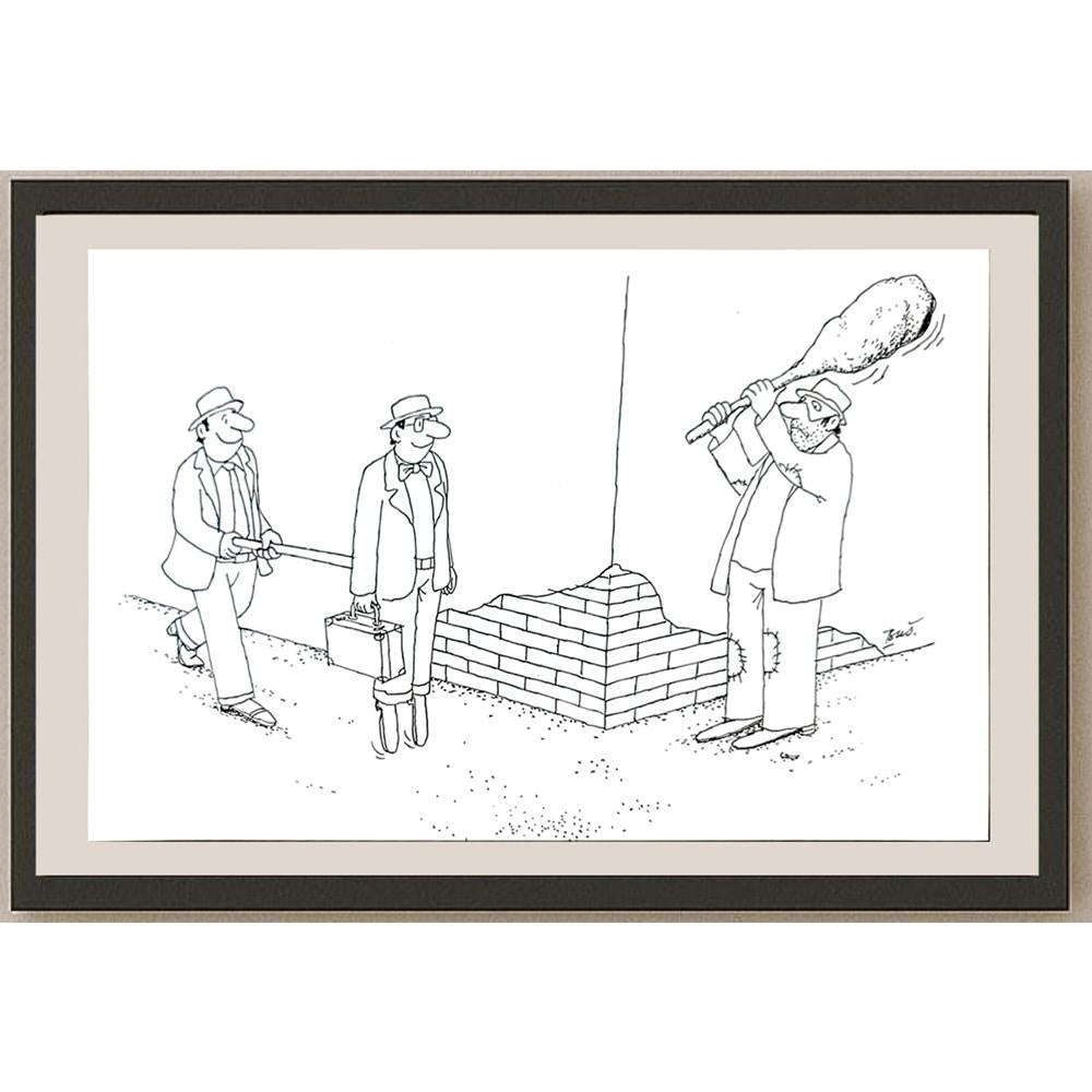 Jan Bubla 29x21cm Orijinal Karikatür BOD04804