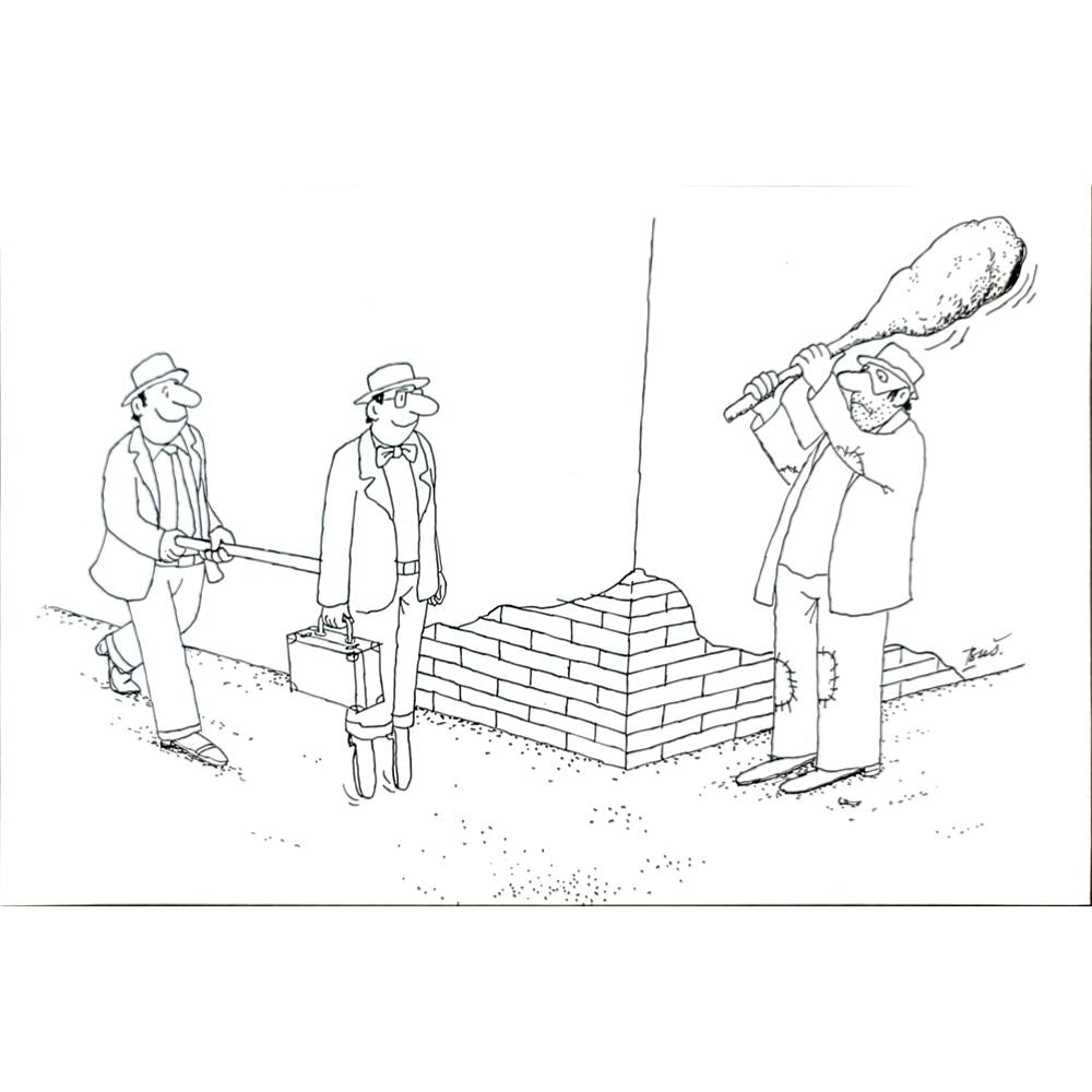 Jan Bubla 29x21cm Orijinal Karikatür BOD04804